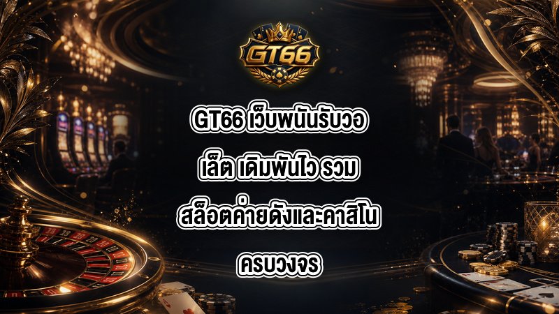GT66 เว็บพนันรับวอเล็ต